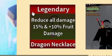 Beli Item Dragon necklace king legacy kl king legacy